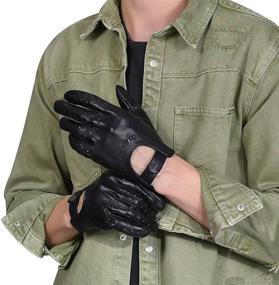 img 4 attached to 🏍️ Enhance Your Riding Experience with Fioretto Driving Motorcycle Touchscreen Genuine Men's Accessories & Gloves+