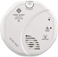 🔥 sa521cn-3st hardwired wireless smoke alarm with photoelectric sensor and battery backup - first alert logo