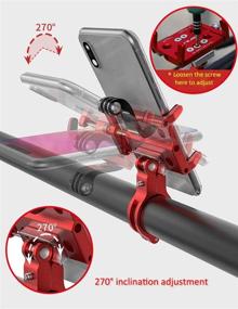 img 1 attached to Aluminum Adjustable Motorcycle Handlebar Compatible