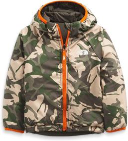 img 2 attached to Детские утепленные куртки North Face для мальчиков с обратимой стеганой отделкой - Одежда