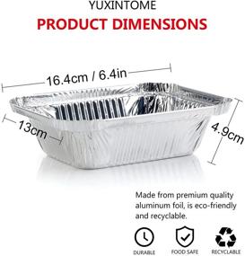 img 2 attached to 600ML Aluminum Pans Covers Disposable