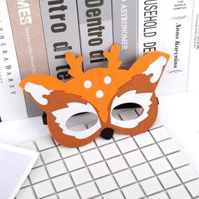 img 1 attached to 30-Piece Felt Jungle Animal Masks: Perfect Party Favors for Kids' Wild Theme Celebrations