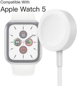 img 3 attached to 🔌 AICase iWatch Charger - Magnetic Wireless Charging Cable for Watch SE/6/5/4/3/2/1, 38mm/40mm/42mm/44mm (2M)