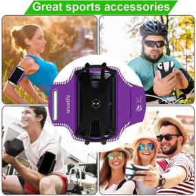 img 1 attached to Smartlle Phone Armband Cell Phones & Accessories