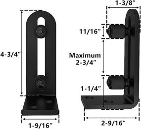 img 1 attached to Skysen Bearing Sliding Countersunk Hardware: Superior Performance and Versatility at Your Fingertips