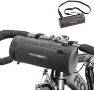 🚲 rockbros bike handlebar bag: waterproof storage solution for road and mountain biking logo