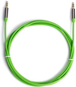 img 1 attached to 6-футовый аудио-кабель с разъемом 3,5 мм от Aurum Cables - идеально подходит для iPhone, iPad, смартфонов