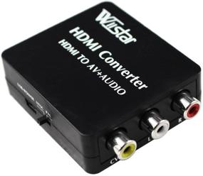 img 3 attached to Wiistar HDMI to AV + Audio Converter with SPDIF and Coaxial Audio Outputs - NTSC PAL Support - Ideal for TV/PC/PS3/Blue-ray DVD 1080p