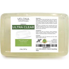 img 3 attached to 🛁 Premium Velona 2 LB - ULTRA CLEAR GLYCERIN Soap Base: SLS/SLES Free, Melt and Pour, Transparent Natural Bar for Optimal Soap Making Results