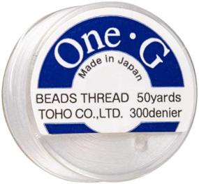 img 2 attached to 🧵 Toho One-G Beading Thread: 50 Yard Bobbin in White - Superior Quality for Crafting & Jewelry Projects