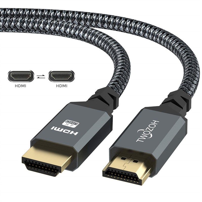 Twozoh Long Mini HDMI to HDMI Cable 30FT, HDMI to Mini HDMI