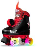 🌈 trolls world tour adjustable roller skates - crazy skates featuring poppy or barb logo