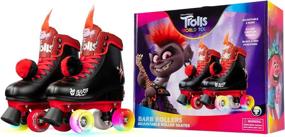 img 2 attached to 🌈 Trolls World Tour Adjustable Roller Skates - Crazy Skates featuring Poppy or Barb