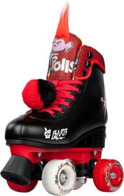 img 1 attached to 🌈 Trolls World Tour Adjustable Roller Skates - Crazy Skates featuring Poppy or Barb