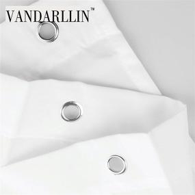 img 2 attached to Vandarllin Designs Bathroom Fabric Curtain Standard