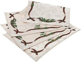 img 1 attached to Enhance Your Festive Table Setting with Lenox Holiday Nouveau Placemats Set