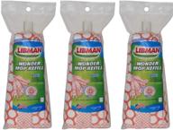 convenient 3-pack: libman wonder mop refill for efficient cleaning logo