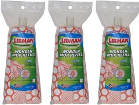 img 3 attached to Convenient 3-Pack: Libman Wonder Mop Refill for Efficient Cleaning