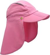 👒 llmoway quick-dry sun hat with removable neck flap for men and women - ideal for safari, fishing, and outdoor activities логотип