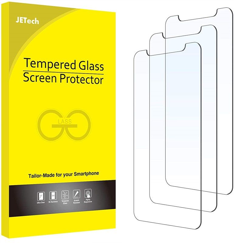 JETech Screen Protector for iPhone 12/12 Pro 6.1-Inch, Tempered Glass Film,  3-Pack – JETech Official Online Store