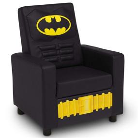 img 2 attached to 🦇 Discover the Delta Children High Back Upholstered Chair in Dc Comics Batman – The Perfect Addition to Your Child's Room!