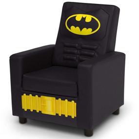 img 1 attached to 🦇 Discover the Delta Children High Back Upholstered Chair in Dc Comics Batman – The Perfect Addition to Your Child's Room!