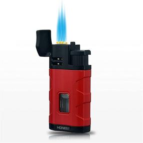 img 4 attached to Lighter Triple Refillable Butane Windproof