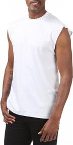 img 2 attached to 👔 Top-Quality Pro Club Heavyweight Sleeveless 3X Large Men's Shirts: Comfortable and Stylish Clothing for Men