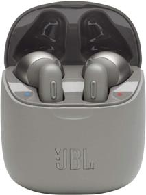 img 1 attached to Наушники JBL Tune 220 🎧 полностью беспроводные (серые) - JBLT220TWSGRYAM