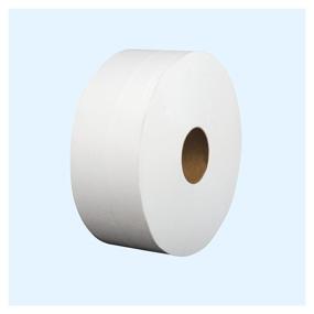 img 1 attached to 🧻 Бумажная продукция Papernet Jumbo Roll Tissue 700' премиум качества для бизнеса, бумага с сертификатом FSC и безопасна для септика, белая, совместима с универсальным диспенсером, 8 рулонов 2 слоя 700’x3.4” - улучшенное SEO-дружественное название продукта