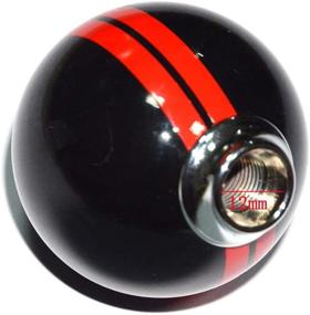 img 2 attached to SMKJ 5 Speed Redline Shift Knob: Sleek Black Car Gear Stick Shifter for Automatic & Manual Transmission Vehicles