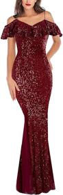 img 4 attached to ARFAR Wedding Sphagetti Mermaid Elegant Women's Clothing for Dresses