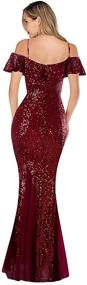 img 2 attached to ARFAR Wedding Sphagetti Mermaid Elegant Women's Clothing for Dresses