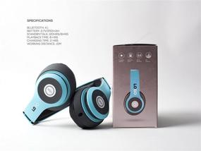 img 1 attached to 🎧 Беспроводные складные наушники iJoy Avatar Matte Over Ear с микрофоном - Bluetooth и возможностью зарядки