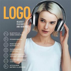 img 3 attached to 🎧 Беспроводные складные наушники iJoy Avatar Matte Over Ear с микрофоном - Bluetooth и возможностью зарядки