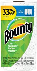 img 3 attached to Bounty Select-A-Size Paper Towel Big Roll, 2-ply 96 sheets - White, 2-Pack