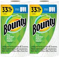 bounty select-a-size paper towel big roll, 2-ply 96 sheets - white, 2-pack logo