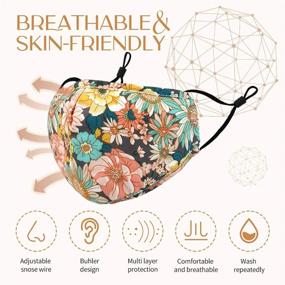 img 1 attached to 🌿 Ultimate Comfort & Sustainability: HOMITY Reusable Washable Adjustable Breathable - The Perfect Product for Everyday Use