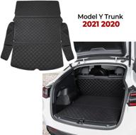 waterproof pet cargo liner for tesla model y 🐾 - bmzx dog seat cover mat for 2021/2020 model y logo