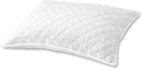 img 3 attached to 🛏️ Гравитационное одеяло Memory Foam & Cotton Hybrid Pillow - Полностью настраиваемая подушка размером Queen для улучшения отдыха, 30” x 20”