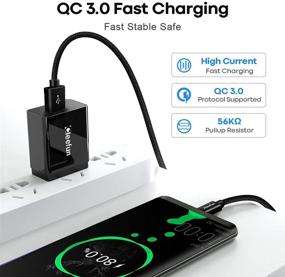 img 2 attached to 🔌 26фт кабель USB C из нейлона от CLEEFUN - длинный кабель для зарядки типа C для контроллера PS5, Switch, Samsung Galaxy Note, Moto, LG и многих других устройств - совместим с зарядкой для телефонов, планшетов и камер с USB-C.