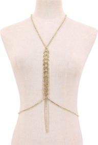 img 2 attached to Novias Choice Tassels Necklace Nightclub Women's Jewelry and Body Jewelry