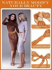 img 3 attached to Exquisite Bohemian Macrame Dresses: Perfect Christmas Accessories for Women