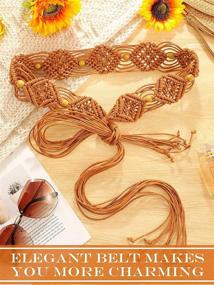 img 2 attached to Exquisite Bohemian Macrame Dresses: Perfect Christmas Accessories for Women