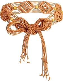 img 4 attached to Exquisite Bohemian Macrame Dresses: Perfect Christmas Accessories for Women