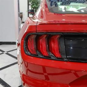 img 1 attached to Light Cover Bezels Mustang Carbon