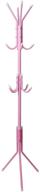 🧥 uxcell metal coat rack: standing coat tree with 12 hooks for handbags, hats, umbrellas, and clothes – fuchsia home decor logo