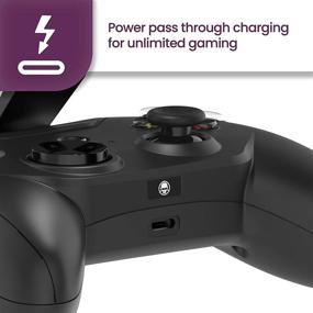 img 3 attached to 🎮 Enhanced Rotor Riot Mfi Certified Gamepad Controller for iOS iPhone: Wired with L3 + R3 Buttons, Power Pass Through Charging, Improved 8 Way D-Pad, ZeroG Mobile Device Redesign