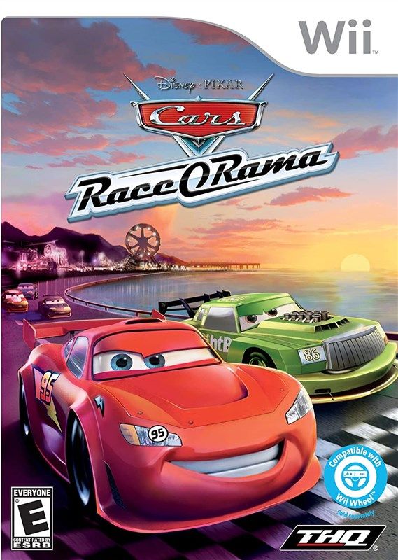 disneys cars race rama nintendo wii 로고