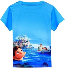 img 3 attached to 👕 Rogkidha Crewneck Двухсторонняя игровая одежда для мальчиков 5-6 лет: топовое качество топов, футболок и рубашек для роста 130 см